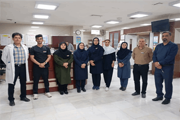 دیدار رئیس بیمارستان صنایع پتروشیمی با کادرهای پرستاری به مناسبت هفته مقام پرستار