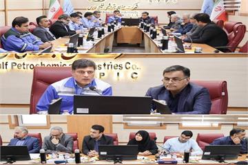 نشست مشترک مدیران بهداشت و درمان صنعت نفت ماهشهر پتروشیمی شهید تندگویان