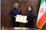 تقدیر از خدمات سرپرست نمونه واحد برنامه‌ریزی بهداشت و درمان صنعت نفت ماهشهر