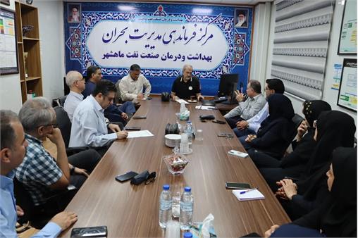 بررسی چالش‌های درمانی و بهداشتی ماهشهر در سفر مدیر سلامت سازمان بهداشت و درمان صنعت نفت